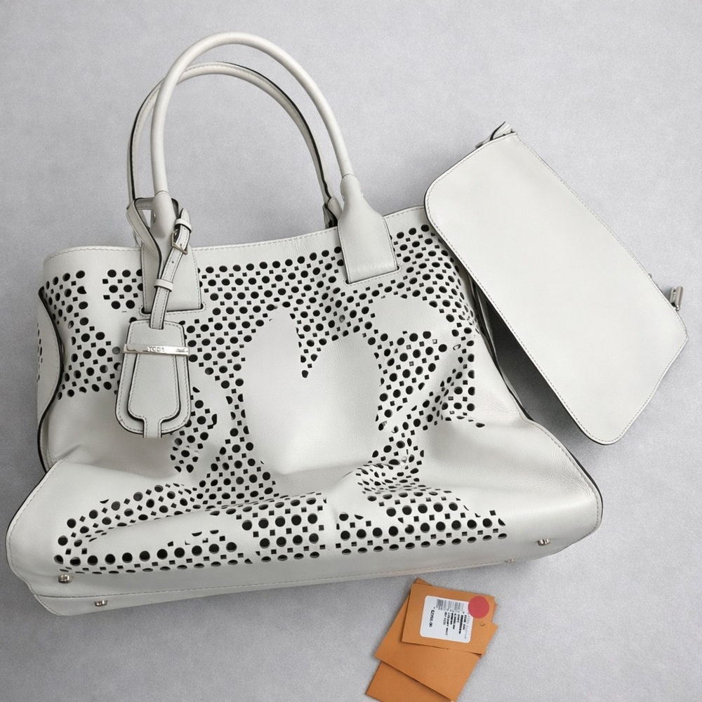 Authentic TODS Creamy White Bag